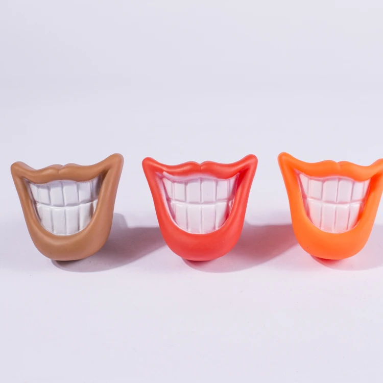 

Manufacturers Selling Cartoon Pet Toys And Accessories Creative Pet Toys Big Teeth Funny Tricky Toys, Picture color