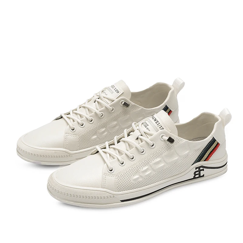 

Guaranteed Quality Customized Wholesale Casual Running mens Board Shoes, White, beige