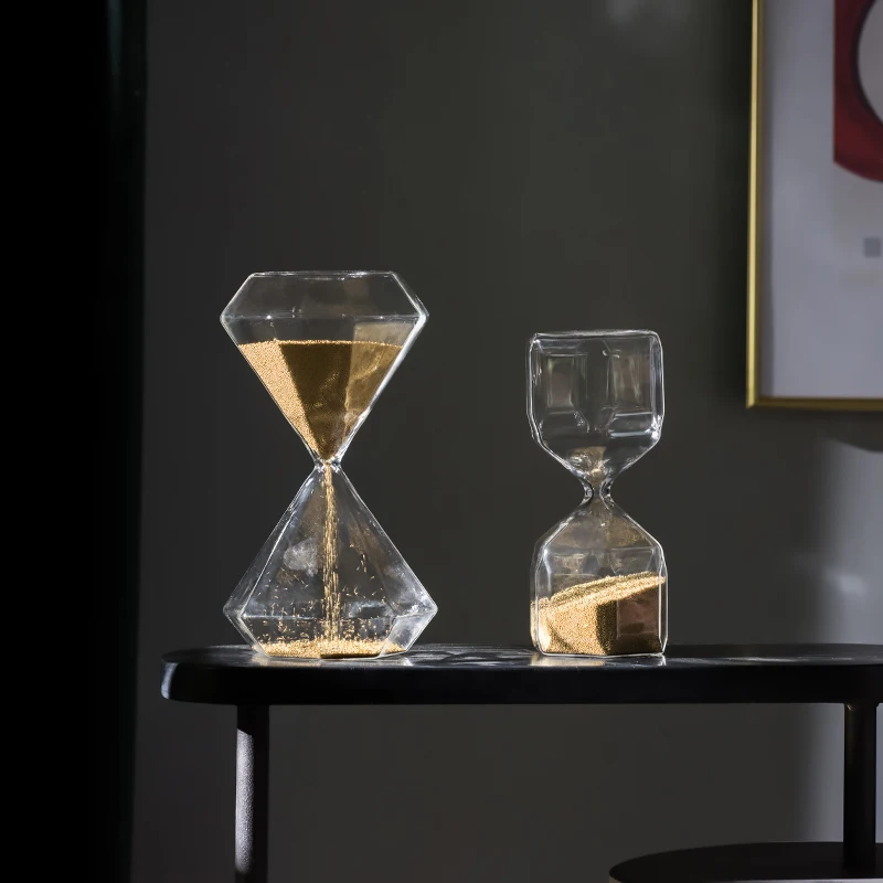 

2021Creative Hourglass Desktop Home Decorative Ornaments Modern Nordic Style Living Room Decoration Accessories