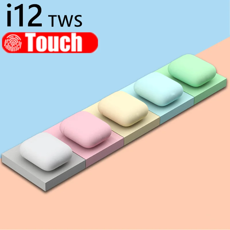 

i12 tws wireless headphones earphones Bluetooth 5.0 Earphones Mini In Ear Earbuds For iPhone