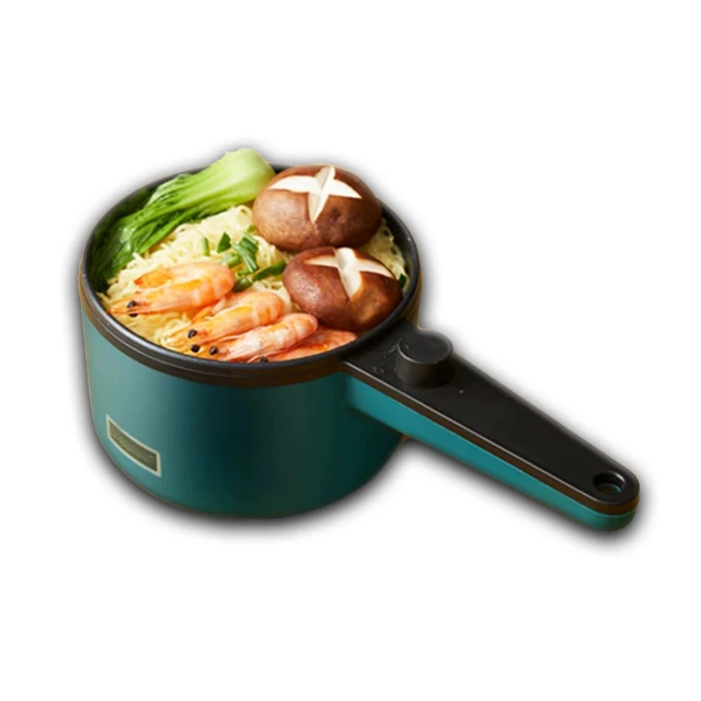 

1.2L Mini Portable Electric Cooking Pot also Electric Steamer Cooker or Cooking Pot Electric, White