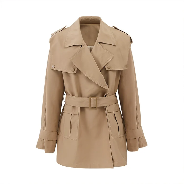 

Spring&Autumn Outwear Jacket Women Office Middle Length Trench Coat