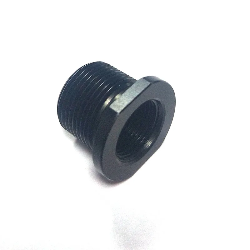 

NEW Black aluminum Muzzle Thread Adapter Convert 1/2x28 TPI to 5/8x24 TPI w/ Washer