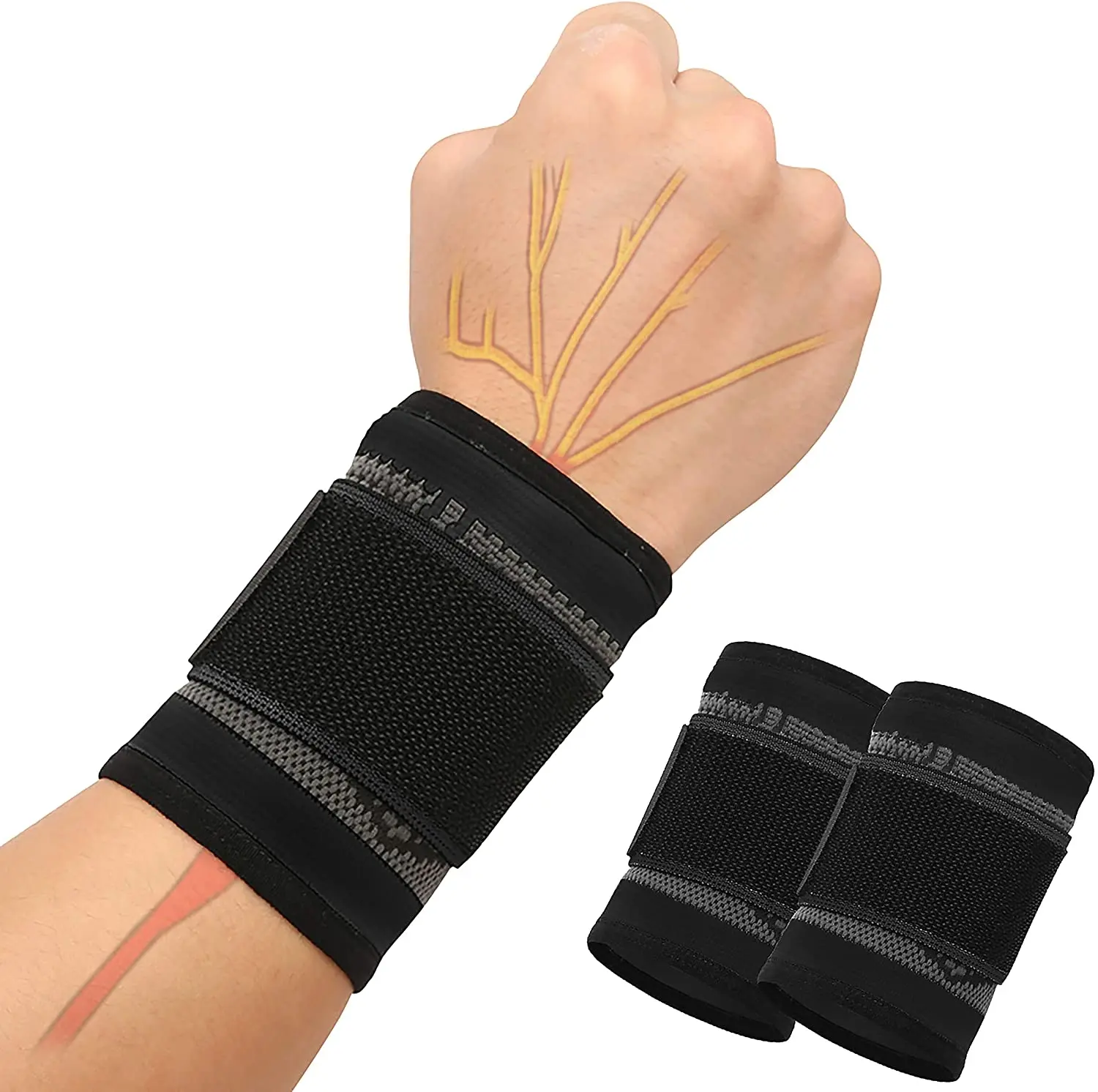 

High Elastic Compression Wrist Support Gym Wrist Support Brace