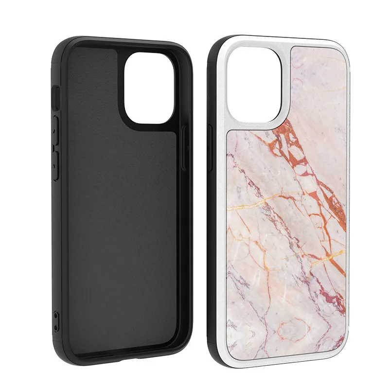 

wholesale toughened glass inlay groove case for iPhone 13 Pro Max customize your design Full coverage edge phone cover iphone 12