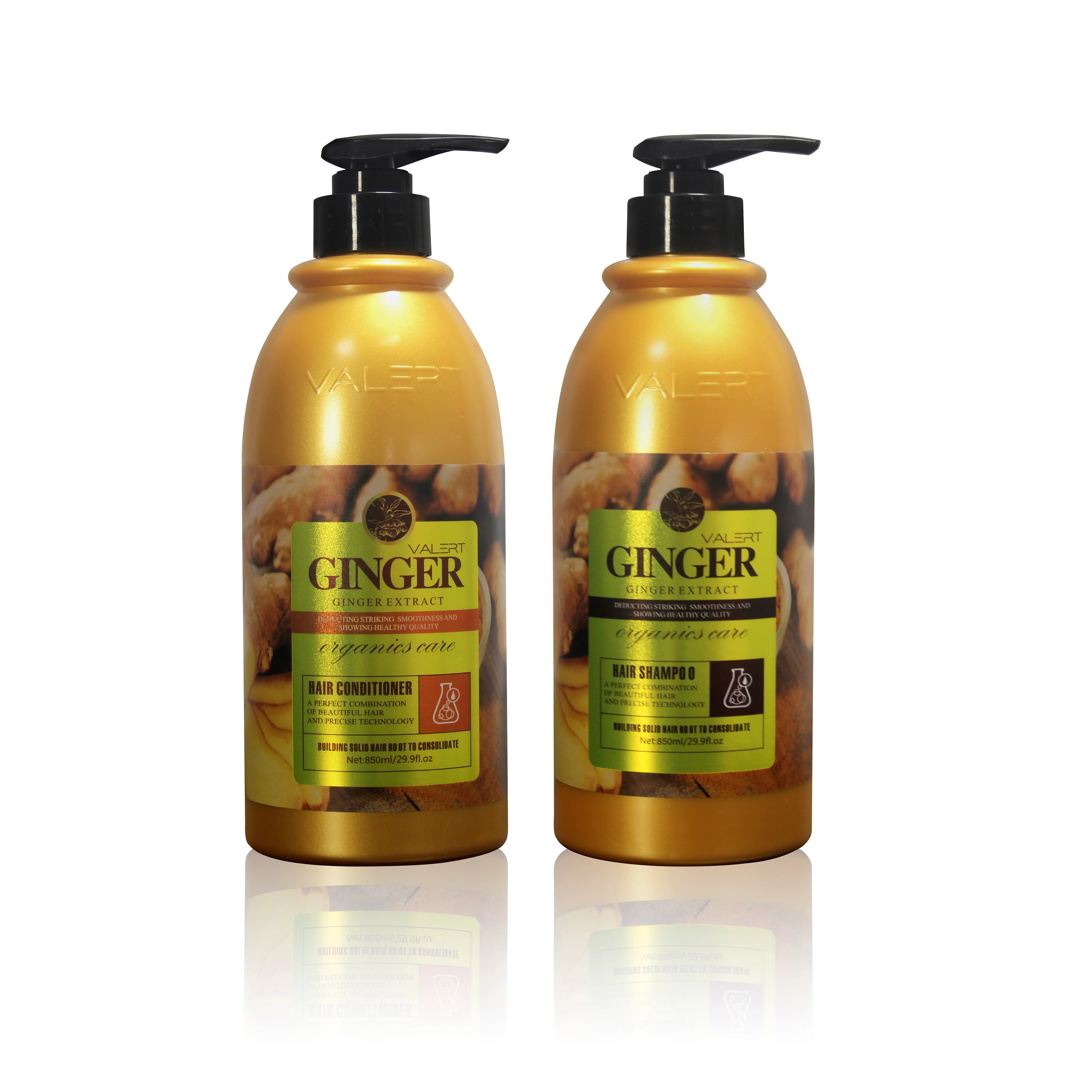 

Private label Ginger Anti Hair Loss Shampoo Conditioner Ginger Kertain Anti Hair Loss Growth Hair Shampoo&Conditioner Set, White creamy color