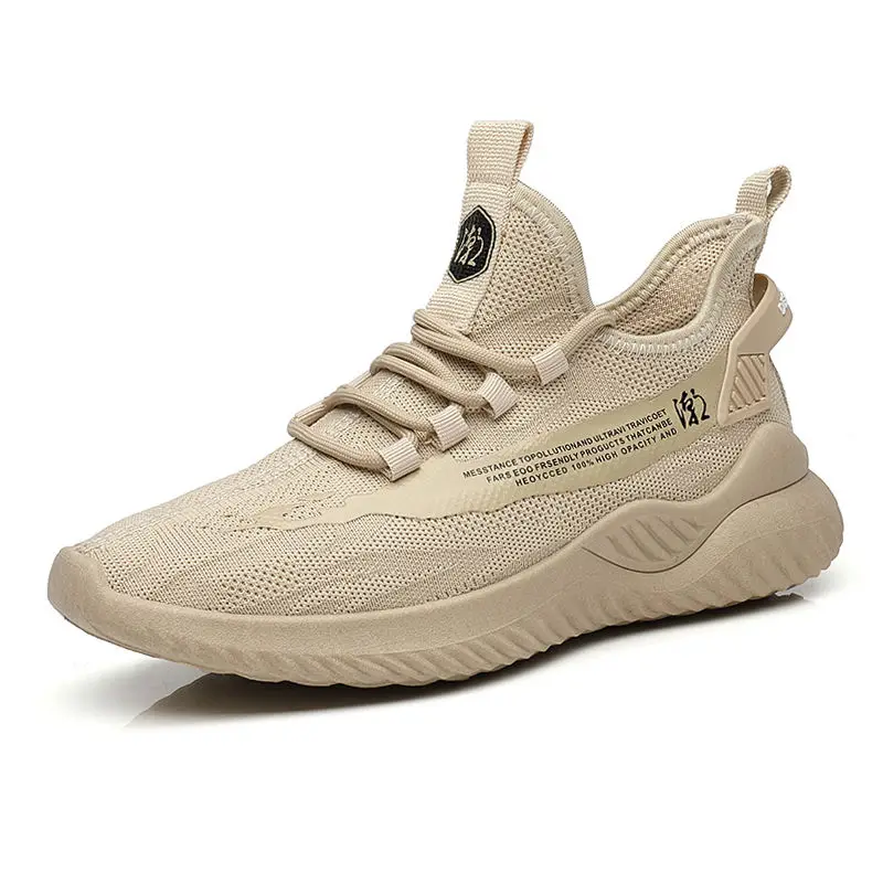 

shoes low price formal breathable mesh non-slip fashion men casual sports running trainers athletic pvc injection shoe men, Custom ( black&red)