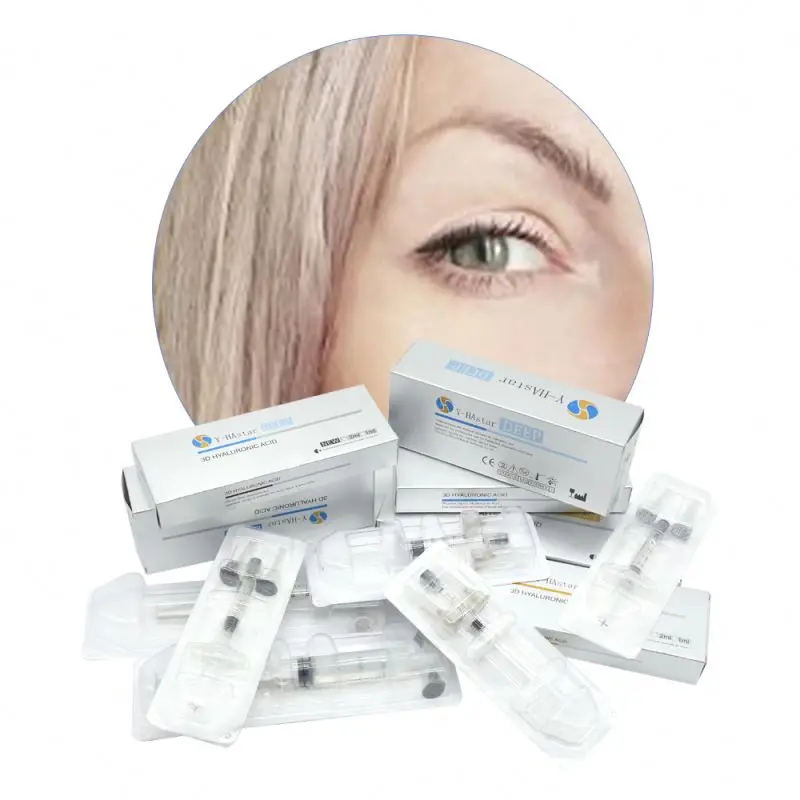 

1ml 2ml 5ml syringe hyaluronic acid dermal filler, Transparent