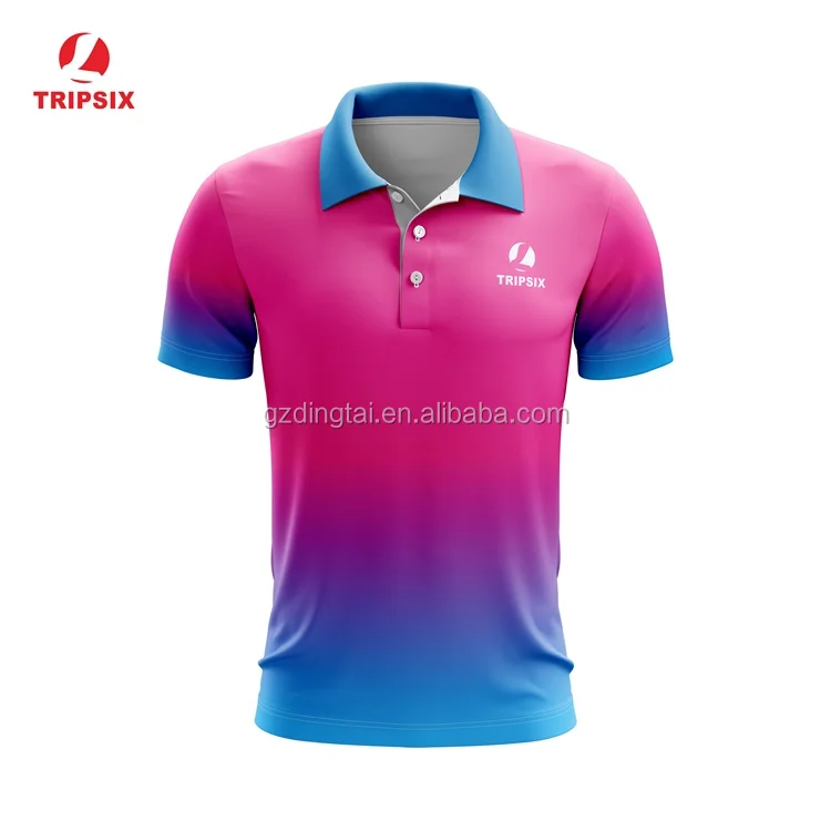 100% Polyester Sublimated Printing Polo Shirt Fast Delivery