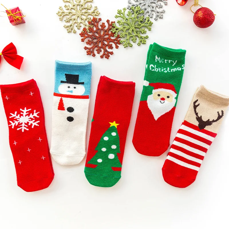

OEM ODM High Quality Baby Sock Christmas Children Winter Socks Baby Custom Fluffy Gift Stocking Christmas Socks For Kids, 10 designs custom colors accepted