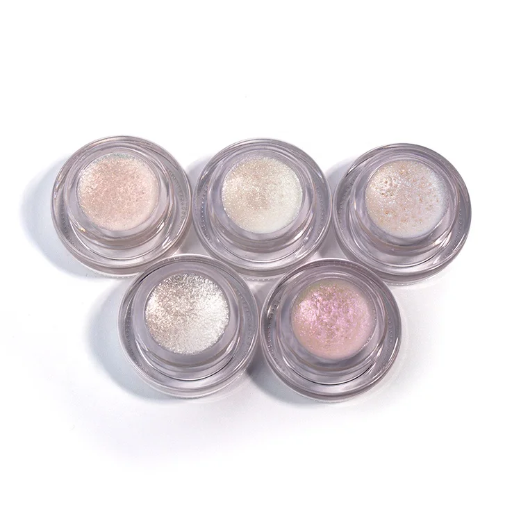 

Vegan Makeup Private Label Face Make Up Pigment Glitter Chameleon Shimmer 3D Highlighter Cream Makeup