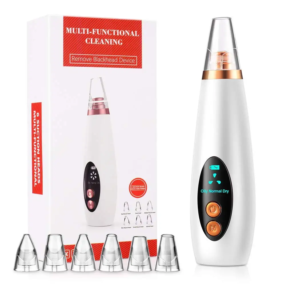 

Bestseller Electric Vacuum Pimples Acne Remover Kit Skin Pore Cleansing Facial Blackhead Removal Machine