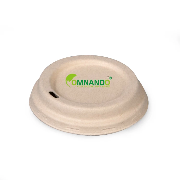 

Coffee cup disposable with lid eco-friendly bagasse water cup lid