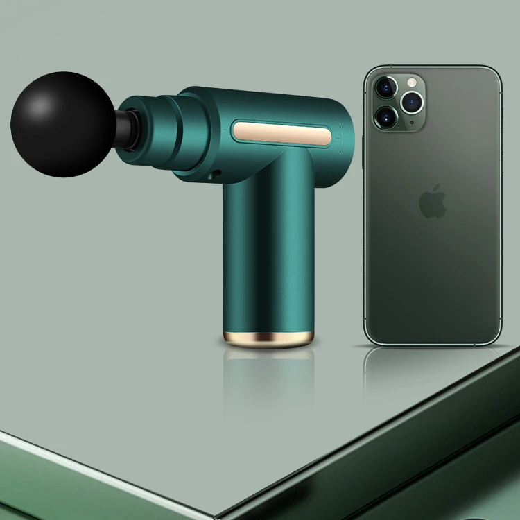 

Deep Tissue Muscle Mini Massage Gun Body Shoulder Back Neck Massager Fitness Athletes Relaxation Slimming Shaping Pain Relief, Black