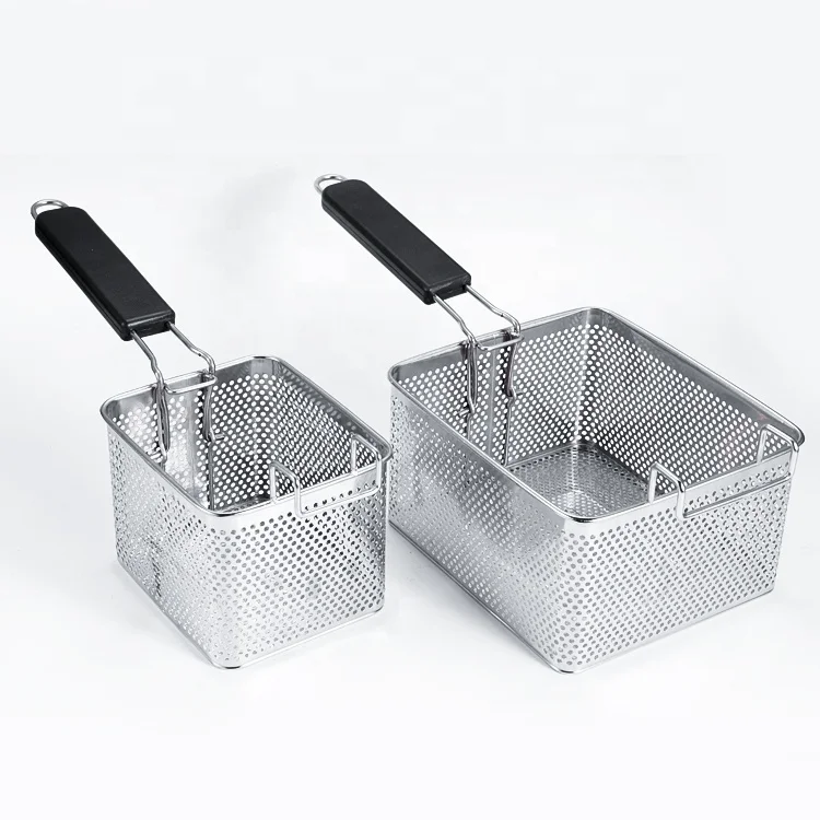 

Wire Chip Fryer Basket, Mini Stainless Steel Chips Deep Fry Baskets Food Presentation Strainer Potato Cooking Tool, Customized color