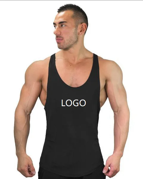 

Custom Logo Wholesale High Quality Fitness Sport Gym Mens Tank Top Custom Design Stringer Wrestling Singlet