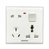 8 Pin 13amp switches and multifunctional electric plug sockets outlet Universal Wall Switch Socket