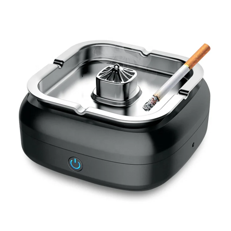 
Ashtray Air Purifier Mini Portable Rechargeable Cigarette Smoke Remover Cleaner Negative Ion Home Car Liion Battery 