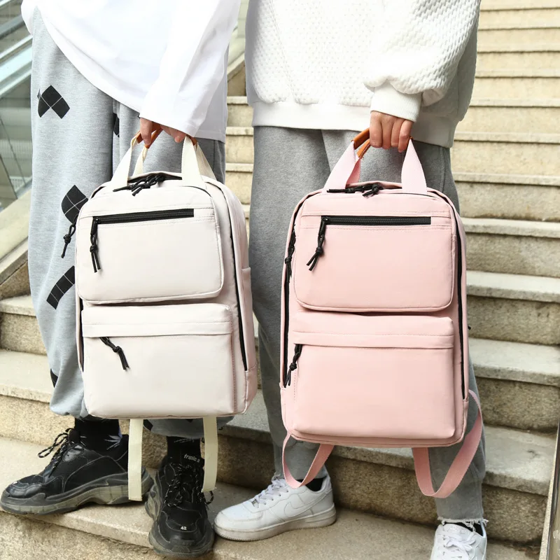 

Manufacturer Wholesale Custom LOGO Leisure Backpack Simple Design Large Capacity Bag Travel Backpack, 5 colors available, as your requirements