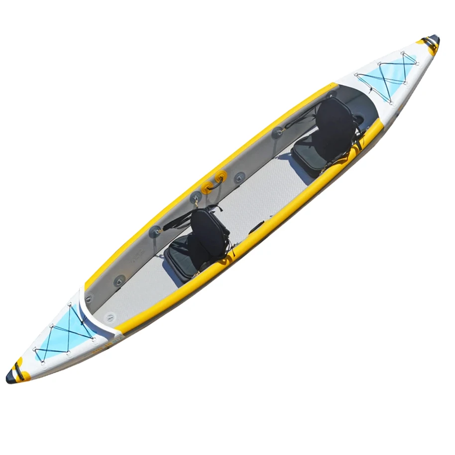 

Double 2 person inflatable canoekayak fishing drop stitch canoe kayak for sale