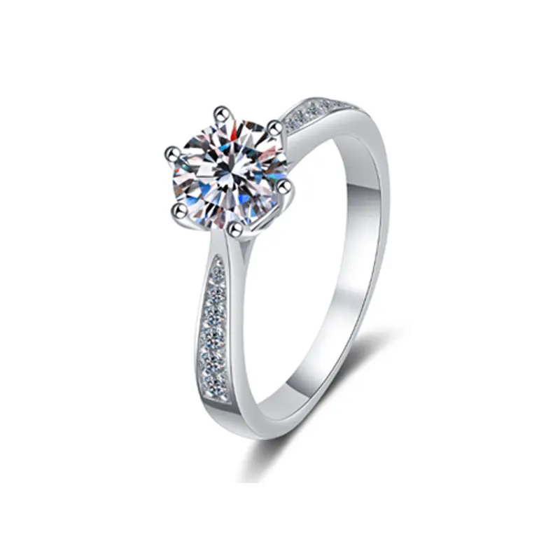 

2021 new design weeding 925 silver couple ring and zircon womens rings