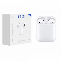 

High Quality HIFI Stereo i12 Earphone Bluetooth 50 Tws True Wireless Noise Cancelling Mini Headphone Earbuds with Charging Case