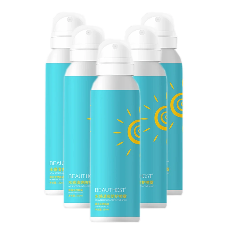 

Wholesale Private Label Skin Care SPF 30/50 PA++ Waterproof Brightening Whitening Spray Sunscreen Miky Cream