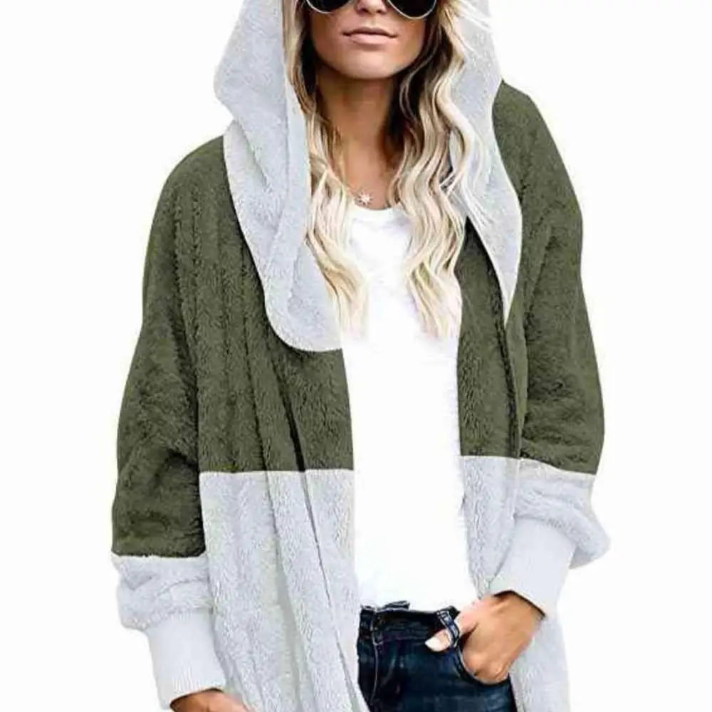 

Y-3203 European And American Hot Style Autumn And Winter Hooded Cardigan