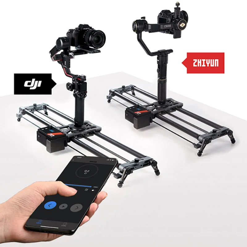 

YC Onion Video Shooting Super Low Noise Motorized Rail Dolly Camera DSLR Slider 120cm With APP Control