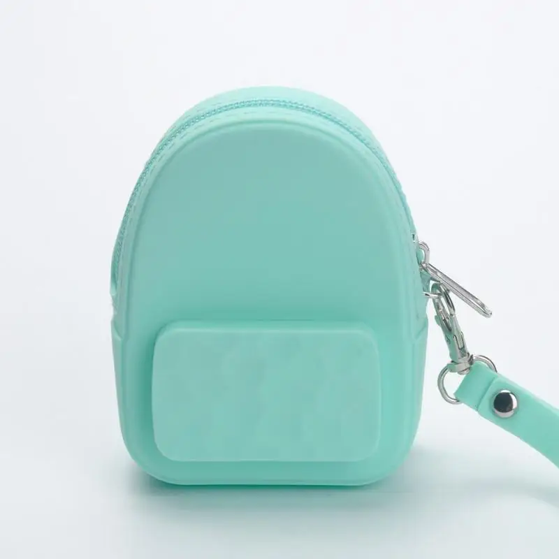 

Factory Directly Sell Food Grade Silicone headphones backpack portable Storage package Coin Purse, Customized color