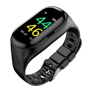 Smart Watch Bracelet Integrated Bluetooth Earphones