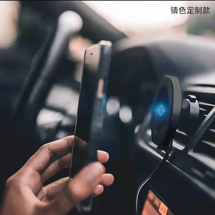 

custom magnetic car mount qi wireless charger wireless
