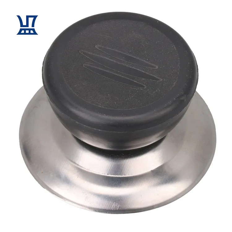 

BQLZR Free Shipping 6 Pieces Anti-Heat Plastic Cookware Universal Pot Lid Knob Holding Handles Replacement Part, Black