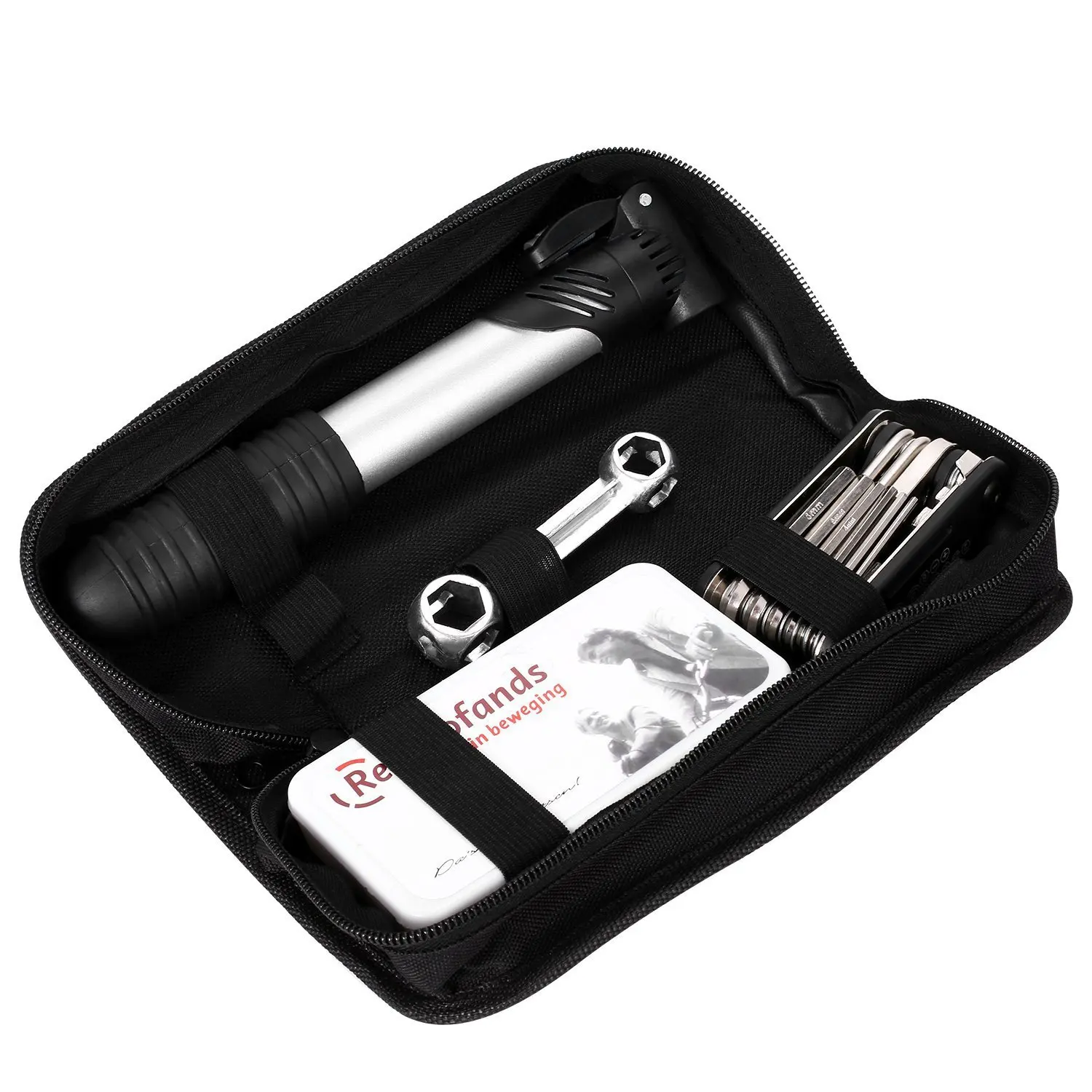 

Full-scale Portable Bicycle Tire Repair Tools Essential For Riding Bike Breakdown Emergency Self-repair Kit Bicycle Repair Kit