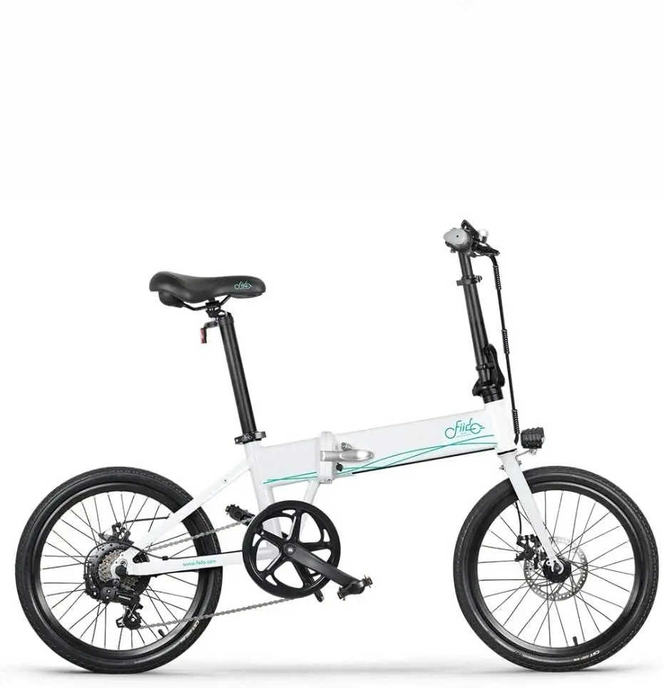 

FIIDO D4S 250w Motor 3 Speed Electric Power Assist 6 Speed Transmission System Long Range Folding Electric Bicycle, Black