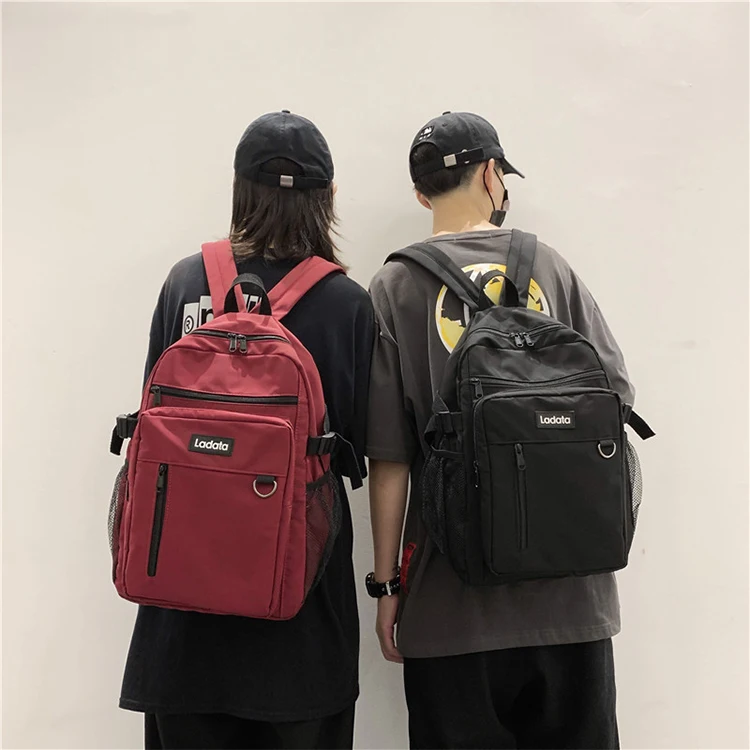 

SCB015 Fashion nylon waterproof high school student backpack kids bookbags quality school bags for teenagers