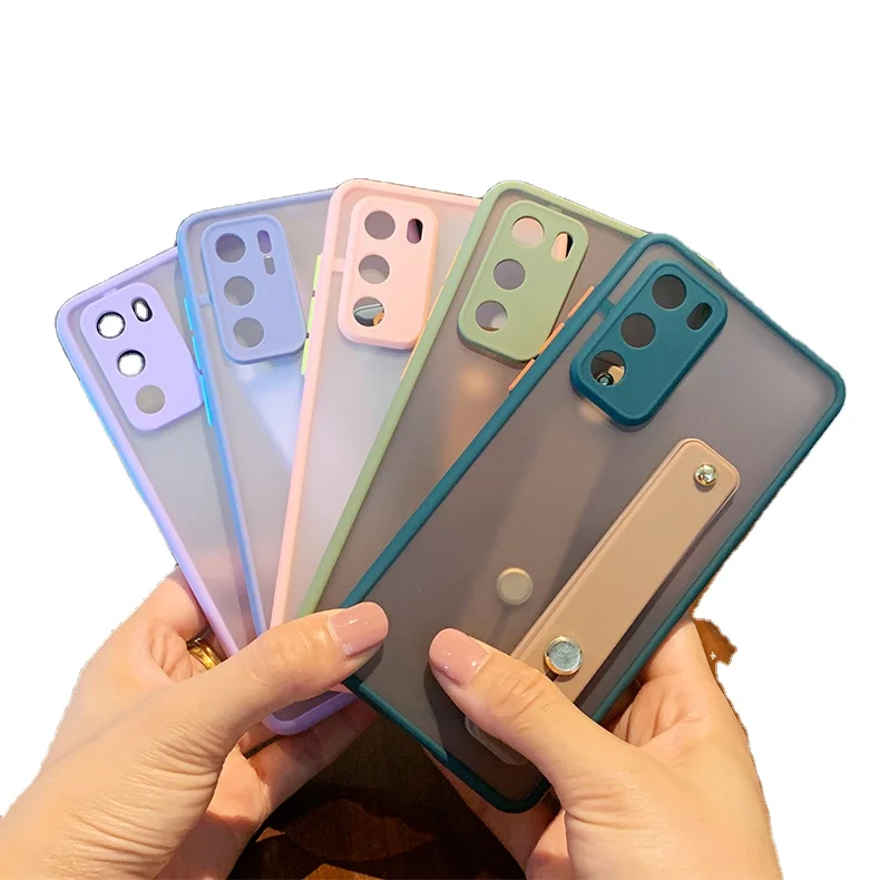 

variety of color with holder stand mobile phone stents frost phone case, 5 colors