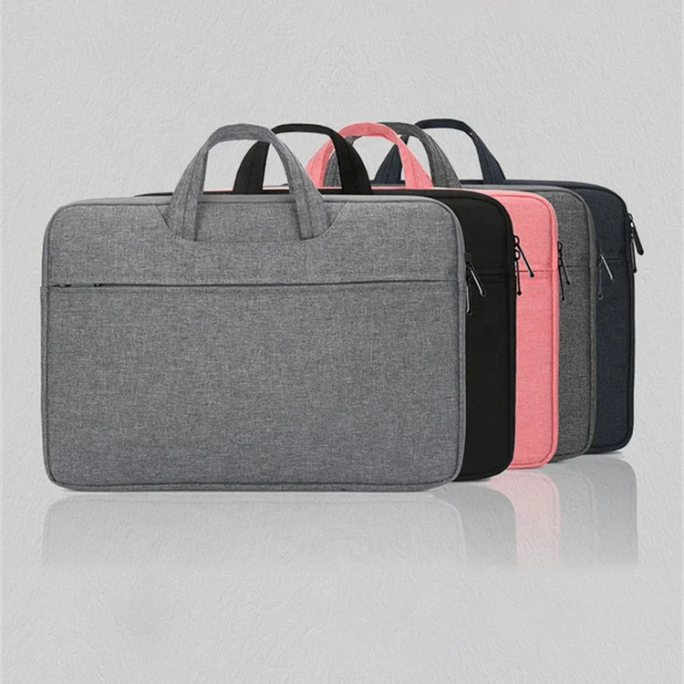 

2021 Factory New Fashion Wholesale Oem LightWeight Computer Bag Business Waterproof Laptop Bag, Black, navy, dark gray, gray, pink