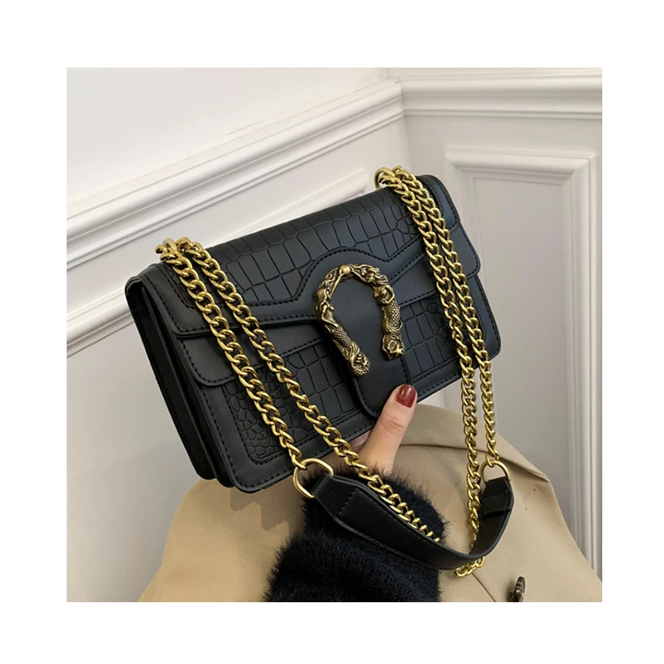 

Stone Pattern Crossbody Small Square Bags Female Branded Handbags Luxury Lock Chain Messenger Bag Textured Shoulder Purses Mujer