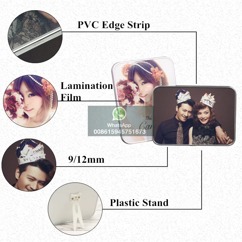 High Glossy Clear Plastic Poster Frame Edging Self Adhesive Plastic