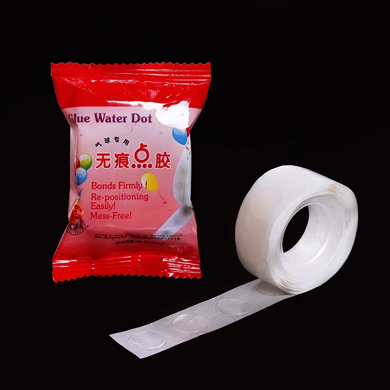 100pcs Super Sticky Double Sided Rubber Adhesive Point Glue Dot For Balloon JJ 