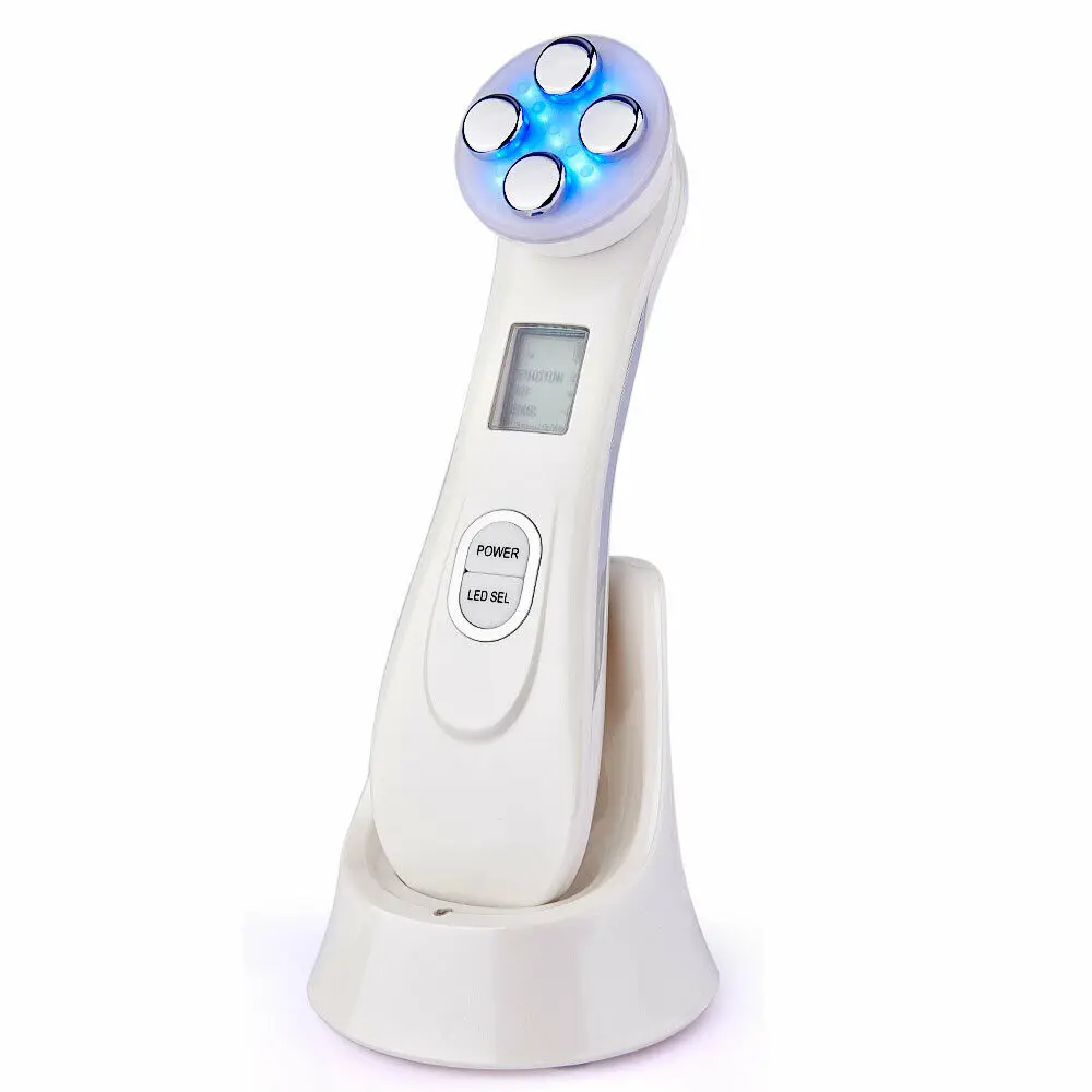 

RF Beauty Device Radio Frequency Facial LED Photon Skin Care Machine for Face Lifting Tighten Prevent Eye Wrinkle Care, 6 colors