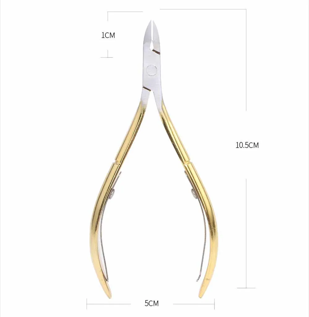 

High Quality manicure nail Nippers cuticle dead skin manicure tools Nail Nipper cuticle clipper, Metal, color, gold