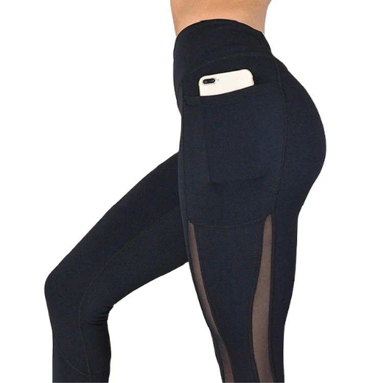 

Private Label Customized High Waist Booty Tight Yoga Pants Sport Fitness Sports Tights Leggings For Women Girl With Pockets, Customized colors