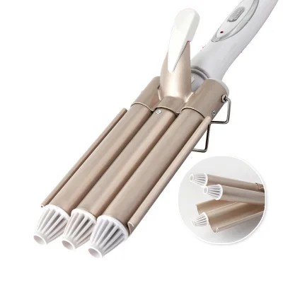 

Professional Digital hair curling iron 3 barrel Waver Triple Hair Curler waver Styling hair Tools curlers 110-220 V