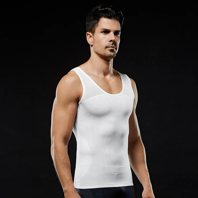 

Summer breathable corset men's belly tight body shaping vest men's body shaping wear