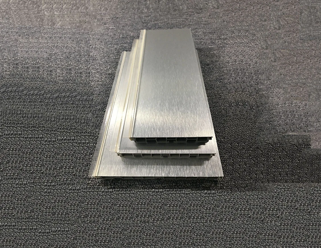 Waterproof Aluminum Brushed Toe Kick Baseboard Kitchen Plastic