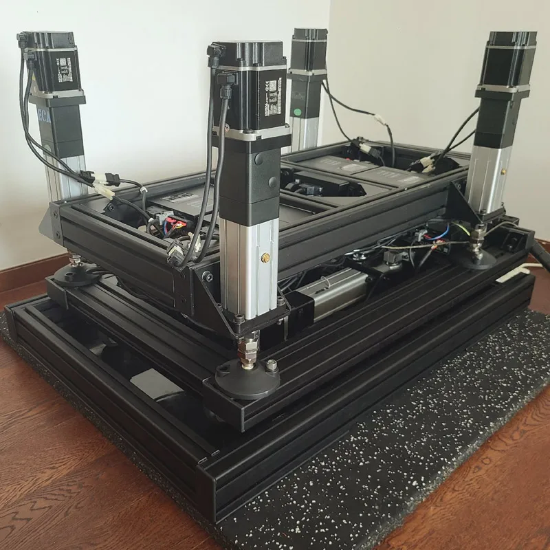 DIY 4DOF Motion Platform Kits 750W 150MM square Cylinder with 4 in 1 MDBOX for Simtools Racing Games Racing/flight Simulator