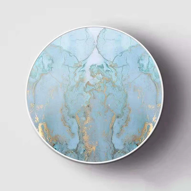 

Clear River Water Absorbent Tumbled Coaster Set Ceramic Stone Coasters With Cork Backing And Hummingbird Design, Cmyk