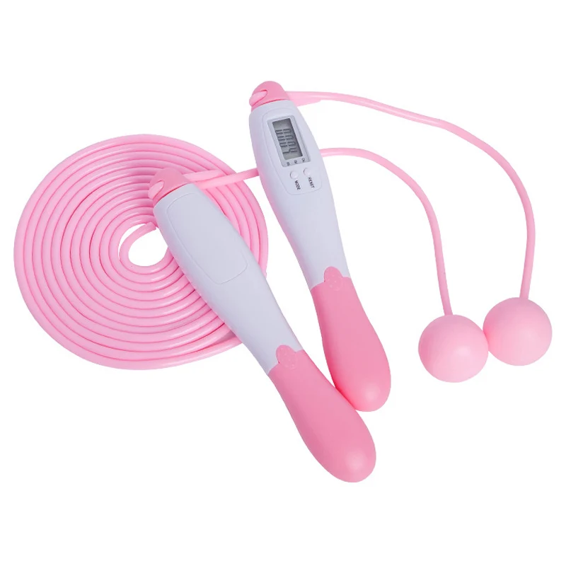 

ABS Handle Digital Counter Skipping wire Jump Rope, Pink, blue, green